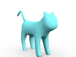 low-polygonal exclusive model of the cat i give now at a discount of 50 due to lack of texture 3D-Modell