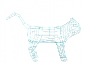 low-polygonal exclusive model of the cat i give now at a discount of 50 due to lack of texture Modelo 3D