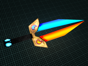 3d fantastic sword ice and fire Modelo 3D