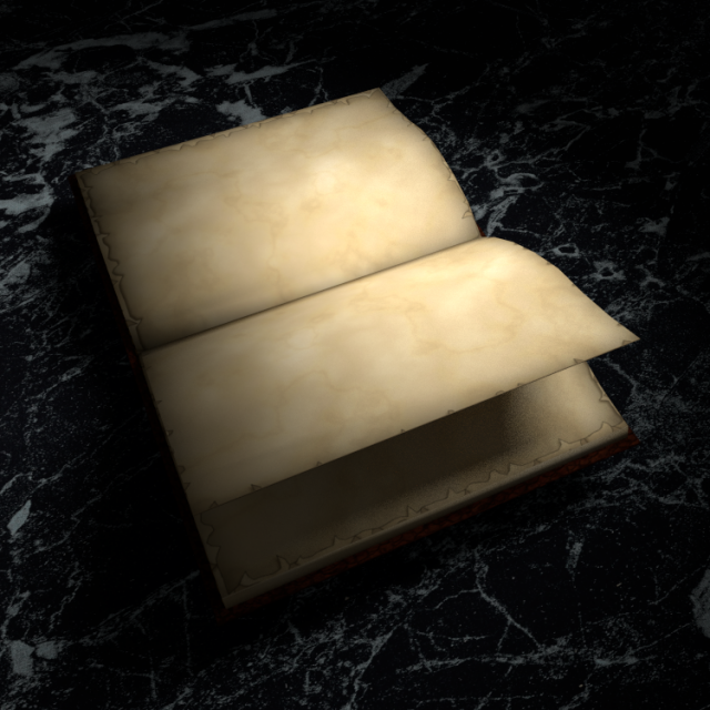 animation book leather cover diary 3D Model .c4d .max .obj .3ds .fbx .stl .blend 