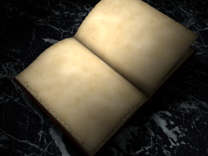 animation book leather cover diary 3D Model