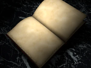animation book leather cover diary 3D Model