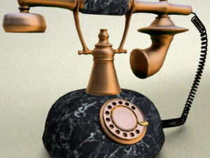 retro telephone 3D Model