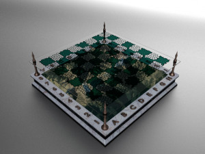 landscape chessboard 3D Model