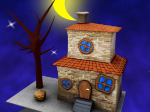 househalloween Modèle 3D