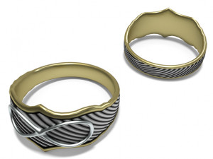 infinity ring 3D Model