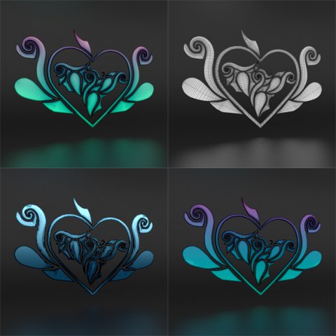 3d pattern and pack textures 3D Model .c4d .max .obj .3ds .fbx .stl .blend 