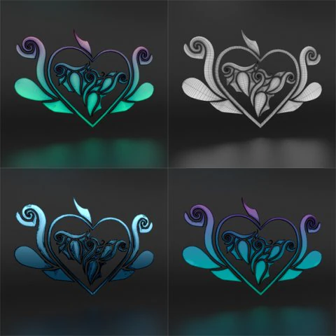 3d pattern and pack textures 3D Model .c4d .max .obj .3ds .fbx .stl .blend