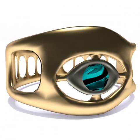 ring all-seeing eye Free 3D Model in Jewellery 3DExport