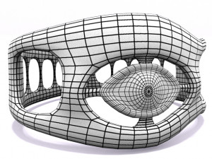 ring all-seeing eye Modelo 3D