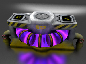 reactor lowpoly for game 3D Model