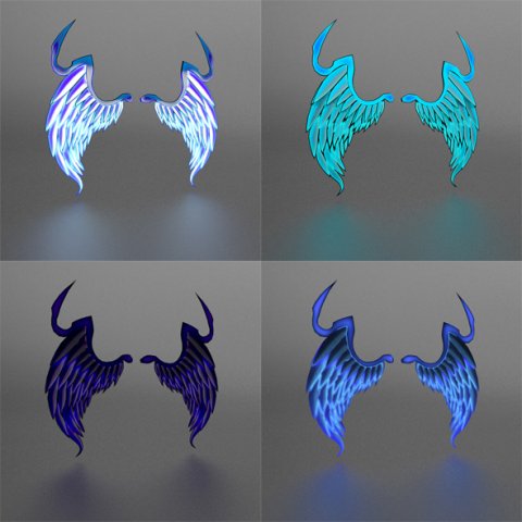 winterwings 3D 模型 .c4d .max .obj .3ds .fbx .stl .blend 