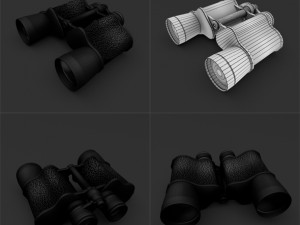 binoculars Modelo 3D