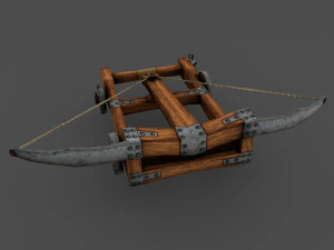 ballista rigged animation lowpoly 3D Model