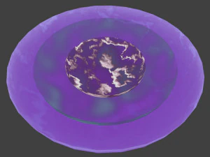 rigging cartoon sky dome 3D Model