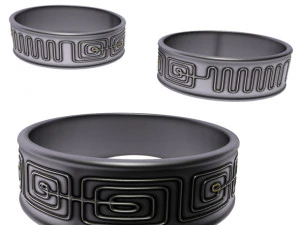 ring runic maze 3D Model