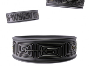 ring runic maze Modelo 3D