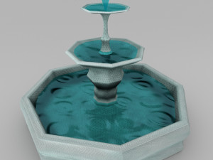 fountain Model 3D