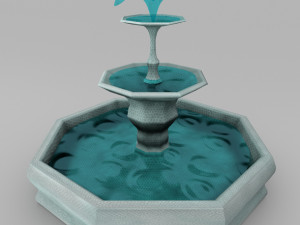 fountain Model 3D