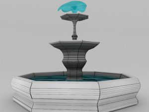 fountain Model 3D