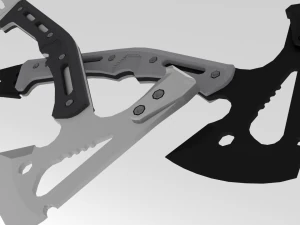 tactical axe 3D Model