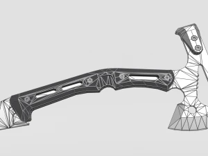 tactical axe 3D Model