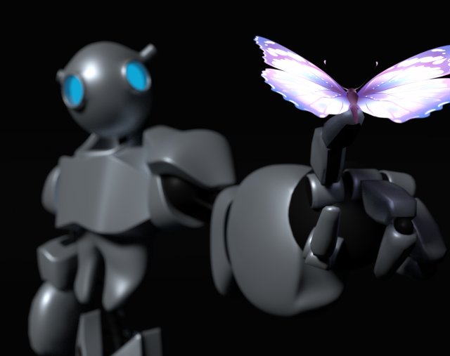 good robot Modelo 3D .c4d .max .obj .3ds .fbx .stl .blend 