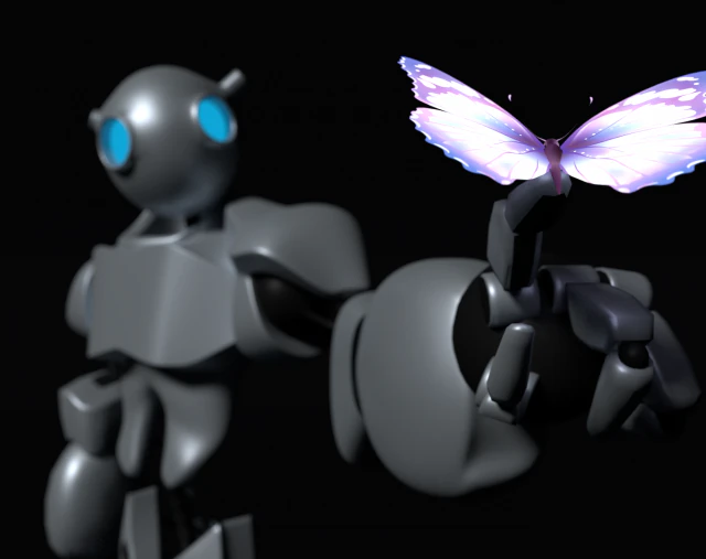 良いロボット 3Dモデル .c4d .max .obj .3ds .fbx .stl .blend 