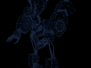good robot low poly Modèle 3D