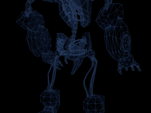 good robot low poly Modèle 3D