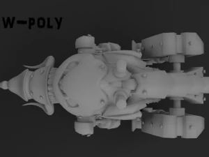 cybernetic triceratops 3D Model