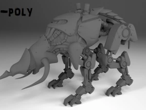 cybernetic triceratops 3D Model