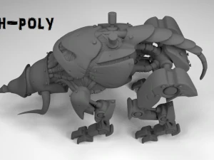 cybernetic triceratops 3D Model