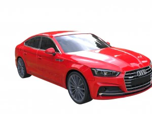 audi a5 sportback 2017 3D Model