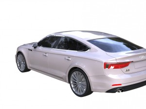 audi a5 sportback 2017 3D Модель