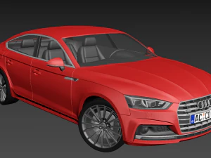 audi a5 sportback 2017 3D Model