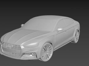 audi a5 sportback 2017 3D Модель