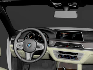bmw g30 2017 Modello 3D