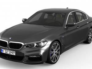 bmw g30 2017 3D Model