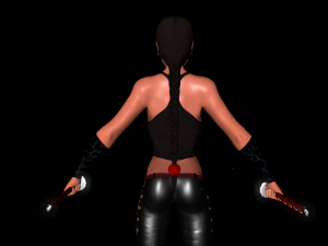 female assassin 3Dモデル
