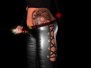 female assassin 3Dモデル