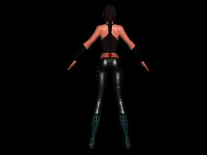 female assassin 3Dモデル