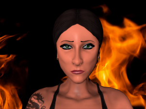 female assassin 3Dモデル