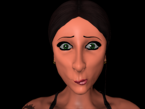 female assassin 3Dモデル