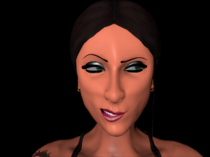 female assassin 3Dモデル