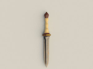 roman gladius sword Model 3D