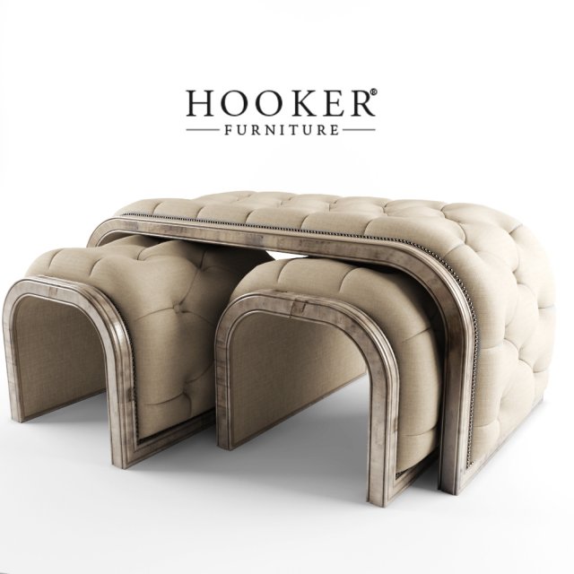 brantley tufted cocktail Model 3D .c4d .max .obj .3ds .fbx .stl .blend 