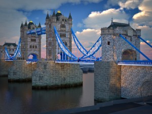 Tower bridge 3D Модель