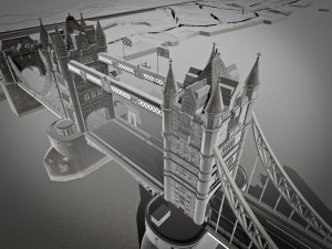 Tower bridge 3D Модель