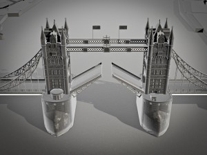 Tower bridge 3D Модель